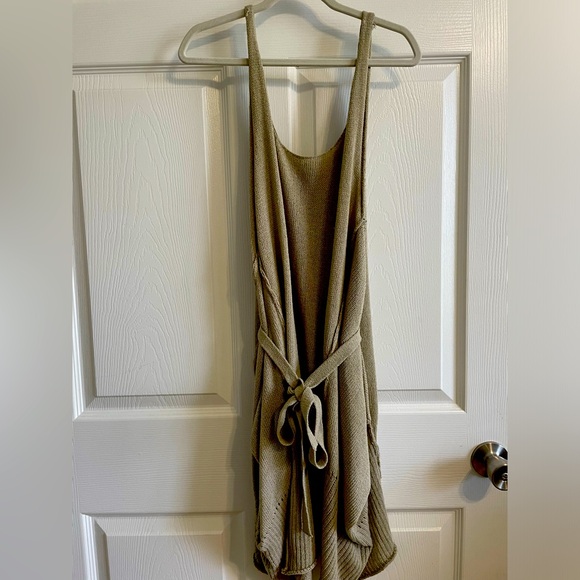 Sheer knit boho steampunk tank dress - Picture 1 of 11